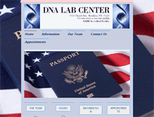 Tablet Screenshot of dnalabcenter.com